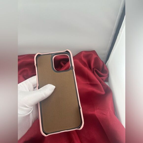 Pink Rhinestone Heart IPhone 16 Pro Max Case - Picture 5 of 6